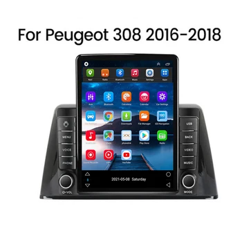 Android 12 Carplay 5G Tesla Vertical auto-Rádio, Vídeo, som Para a Peugeot 308 2016 2017- 2028 Player de Multimídia de Navegação GPS