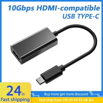 USB Tipo-C Interface de Vídeo Compatível com HDMI 4K Cabo de Conversão de 10 gbps, mais Rápido de Transmissão para Samsung Galaxy S10 Telefone Android