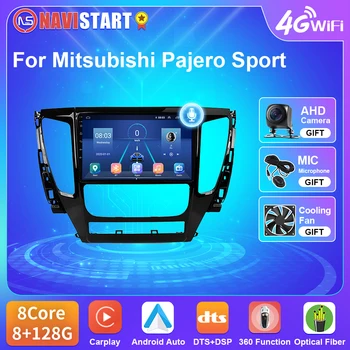 A NAVISTAR T5 Para Mitsubishi Pajero Sport 2016 -2018 auto-Rádio Android de 10 4G WIFI Vídeo BT Navegação Carplay N.º 2 Din DVD Player