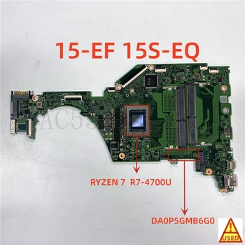 Laptop placa-Mãe DA0P5GMB6G0 Para HP 15-EF 15S-EQ COM R7-4700U CPU Totalmente Testado, Funciona Perfeitamente