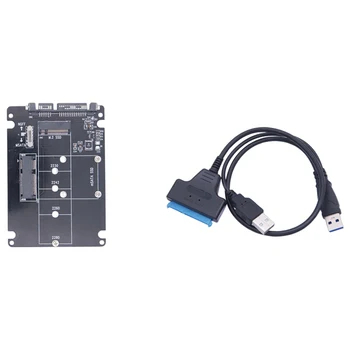 M. 2 NGFF SSD, Placa de NGFF/MSATA para SATA III Conselho Adaptador USB 3.0 2.5 SATA Disco Rígido M/B-Porto-Chave M SATA Leitor de Cartão PCIE M. 2