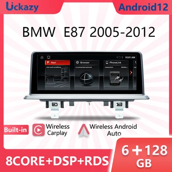 8Core Android 12 auto-Rádio Leitor Multimídia BMW Série 1 120i E81 E82 E87 E88 CCC CIC wi-FI sem Fios 4G Carplay Tela em seu GPS