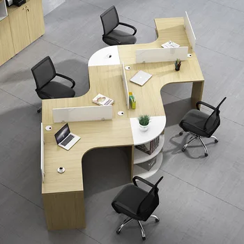 Mobiliário de escritório, mesa de escritório e cadeira de combinação