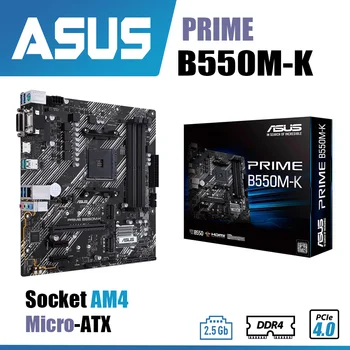 AMD PRIMEIRO-B550M-K AM4 placa-Mãe DDR4 placa-mãe Suporte AMD Ryzen 5000 3000 Série de CPU R5 R7 R9 Kit RGB PCIE4.0