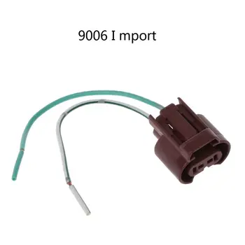 50LD Wearproof 9006 Carro Lâmpada Halógena Soquete de Alimentação de Plugue de Adaptador de Conector de Chicote de fios