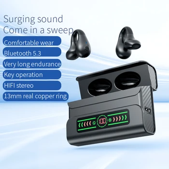 Controle Do Toque De Jogos De Fone De Ouvido Inteligente De Redução De Ruído Esporte Fones De Ouvido Compatível Com Bluetooth 5.3 Impermeável Fones De Ouvido Sem Fio