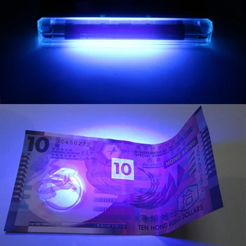 Mini UV Ultravioleta da Lanterna elétrica do DIODO emissor de Blacklight Dinheiro Verificar a Iluminação da Lanterna Lâmpada Urina de animais de Estimação Detector de Manchas de Escorpião Caça