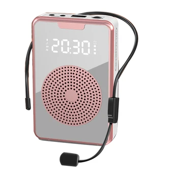 Wireless Amplificador da Voz Bluetooth Microfone alto-Falante Fone de ouvido com Microfone,Para o Guia de turismo-
