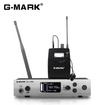 Sem fios No Ouvido o Monitor de Sistema G-MARK G5.1IEM UHF Fase de Retorno Mono Frequências Selecable Para o Cantor Partido Desempenho