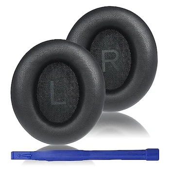 O conforto de almofadas para o Anker Espaço Q45 Fone de ouvido Protecções de Mangas de Espuma de Memória Almofadas de Ouvido Auricular de Substituição de Acessórios