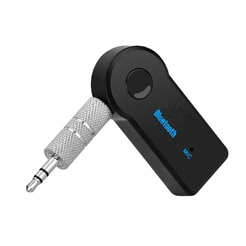 3.5 mm Bluetooth do Carro de Áudio Compatíveis com o Receptor de Música Adaptador de Auto AUX Streaming A2DP Receptor para Carro, alto-Falante Fone de ouvido