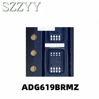 1PCS ADG619BRMZ tela impressa SCC MSOP8 pin do chip analógico interruptor de IC multiplexador