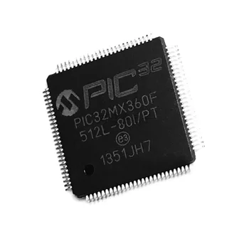 10PCS PIC32MX360F512L-80I/PT PIC32MX360F512L-80I PIC32MX360F512L TQFP100 Novo original chip ic Em stock