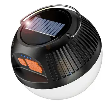 Lanterna de Acampamento do DIODO emissor de Luz USB Iluminação Solar Camping Lanterna Impermeável Tenda de Luz Para Furacões Kits de Sobrevivência Interior