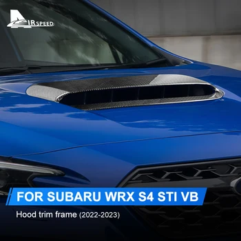Real de Fibra de Carbono Tampa Para Subaru WRX S4 IST VB 2022 2023 Capa do Carro Moldura Exterior de Decoração Autocolante Acessórios Styling