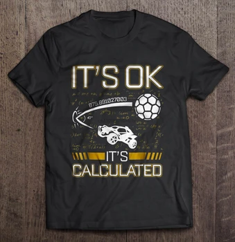 Homens Engraçados T-Shirt da Moda tshirt É Ok, É Calculado Foguete da Liga das Mulheres t-shirt