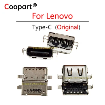 1-5Pcs Original Para Lenovo ThinkPad E490 E495 E590 E595 USB Tipo C USB3.1 Doca De Carregamento Da Tomada De Carregamento De Porta Jack Plug Conector