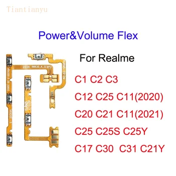 Volume de energia Flex Para Realme C1 C2 C3 C12 C15 C17, C20 C21 C25 C30 C31 C35 C21Y C25Y C25S C11 2020 2021