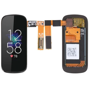 Original, Tela de LCD e Digitalizador Assembly Completo para o Fitbit Luxe
