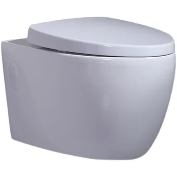 Parede Pendurou O Toalete De Água Do Aquário De Cerâmica Sentar Wc Inteligente De Parede Ocultas Incorporado Wc