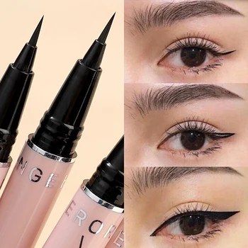 Ultra-fino Waterproof Eyeliner Líquido coreano Maquiagem para Mulheres Seca Rápido, Suave lápis de Olho muito Tempo Inferior dos Cílios Caneta Cosméticos