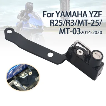 De Capacetes para motociclistas de Bloqueio Kit Para YAMAHA YZF R25 R3 MT-25 MT-03 Capacetes de Segurança para Bloqueio Anti-Roubo à Prova de Ferrugem de Alumínio Resistente
