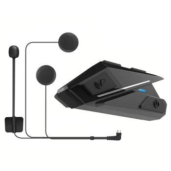 Sem fio Equitação de Rádio FM Fone de ouvido mãos livres Capacete Fones de ouvido compatível com Bluetooth sem Fio de Chamada Kit para Moto