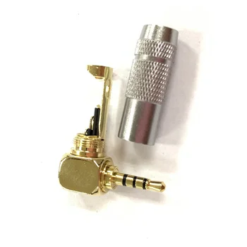 Substituição Estéreo de 3,5 mm 4 Pólos ou 3 Pólo Masculino Reparação de Fones de ouvido Jack de Áudio Conector de Solda para a Maioria dos Jaque do Fone de ouvido