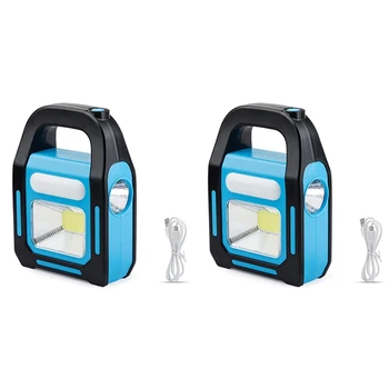 5X 3 Em 1 de energia Solar Recarregável USB COB LED Lanterna de Campismo, Para Carregamento do seu Dispositivo, à prova d'água de Emergência, Lanterna elétrica do DIODO emissor de Luz