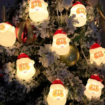 Exterior de Férias Papai Noel com o tema de Natal de Luzes de Led Impermeável Conectável Substituível para Casa, Decoração de Casamentos, Festas de Segurança
