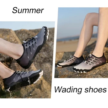 Mergulho Praia Aqua Sapatos antiderrapantes Infantis Sapatilha Seca Rápido Wading Shoes Respirável e resistente ao Desgaste ao ar livre Suprimentos para o Lago de Caminhada