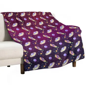Novo Cometa padrão de Lançar Cobertor de Moda Sofá Mantas de Soft Xadrez