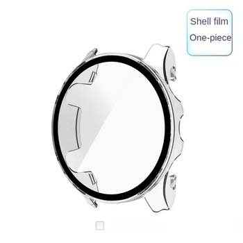 Borda dura Tela do Shell Vidro Protetor Filme o Smartwatch Caso do Quadro Para Haylou Solar Plus RT3 LS16 Smart Watch Capa Protetora