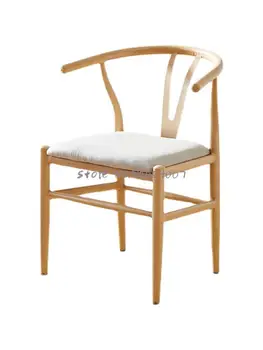 Ferro de engomar y trás cadeira de Taishi cadeira de imitação de madeira maciça chá de cadeira Nórdicos moderno, simples poltrona combinado cadeira de jantar