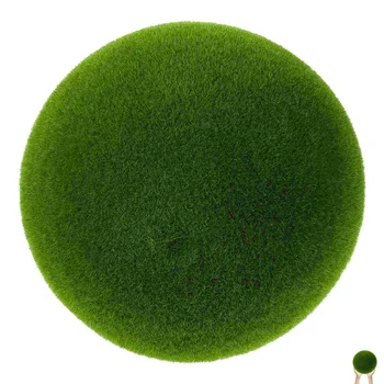 Falso Moss Peça Central Musgo Artificial Bolas Verdes Decoração Decorativas Falsos De Espuma De Artesanato Plantas De Interior Taças