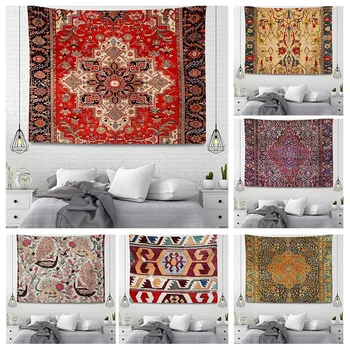 A decoração Home da Parede tapeçaria estética quarto boho acessórios pendurado na parede de tecido do outono mandala decoração vintage Marrocos Quarto