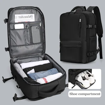 Viagem Backpack do Laptop, Negócios Anti-Roubo de transporte Durável Na Mochila com Porta USB, Resistente à Água College Saco para Homens Mulheres