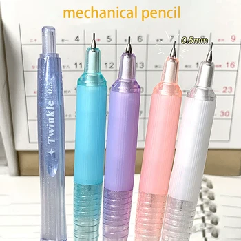 Ins Brilho Bonito Mecânicos de Lápis de 0,5 mm de Macaron de cor Prima Automática Lápis de Escrever coreano artigos de Papelaria para Escritório, Escola