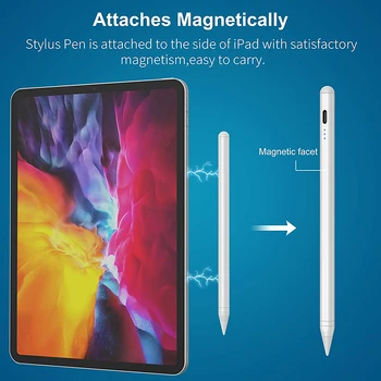 Para o iPad Lápis Apple Caneta Stylus Para a Apple Lápis para iPad Ar 4 5 2021 Pro11 12.9 2020 Caneta de Toque Branco Preto