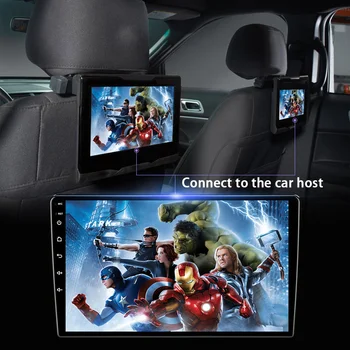 11.6 polegadas Headrest Monitor de Ecrã IPS da Tabuleta do Andróide da Tela de Toque do Carro Traseiro do Leitor de Música, Vídeo FM Bluetooth AirPlay HDMI