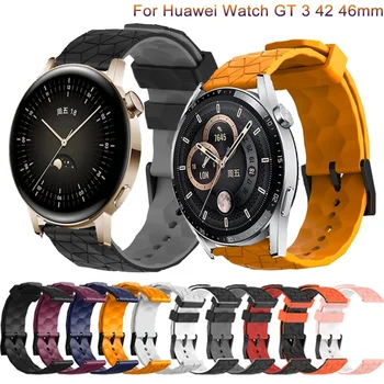 Alças de Silicone Para Huawei Assistir GT3, GT 3 GT2 2 42mm 46mm Smart Watch Honra Magia do relógio de Pulseira de Substituição da Correia de Pulso Correa