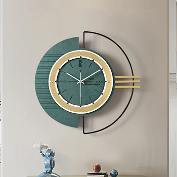Arte moderna Relógio de Parede 3d de Luxo, Tamanho Grande, Silencioso Original Parede Itens de Decoração do Quarto Assistir Estética Reloj De Pared Home Design