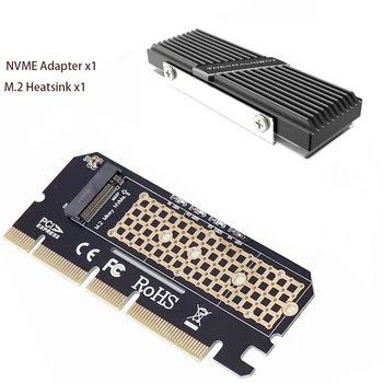 M. 2 SSD PCIE Placa de Liga de Alumínio Shell de Expansão de Placa de Adaptador de Computador M2 NVMe SSD NGFF Para PCIE 4.0 Riser