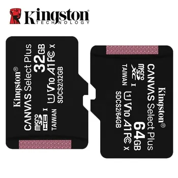 Kingston cartão de Memória SD Cartão de 32GB U1 A1 V10 TF Cartão de 64GB SDCS2 Cartão MicroSD de 100 mb/S, Velocidade de Leitura de Classe 10 Cartão Flash Para a Câmera de Vídeo